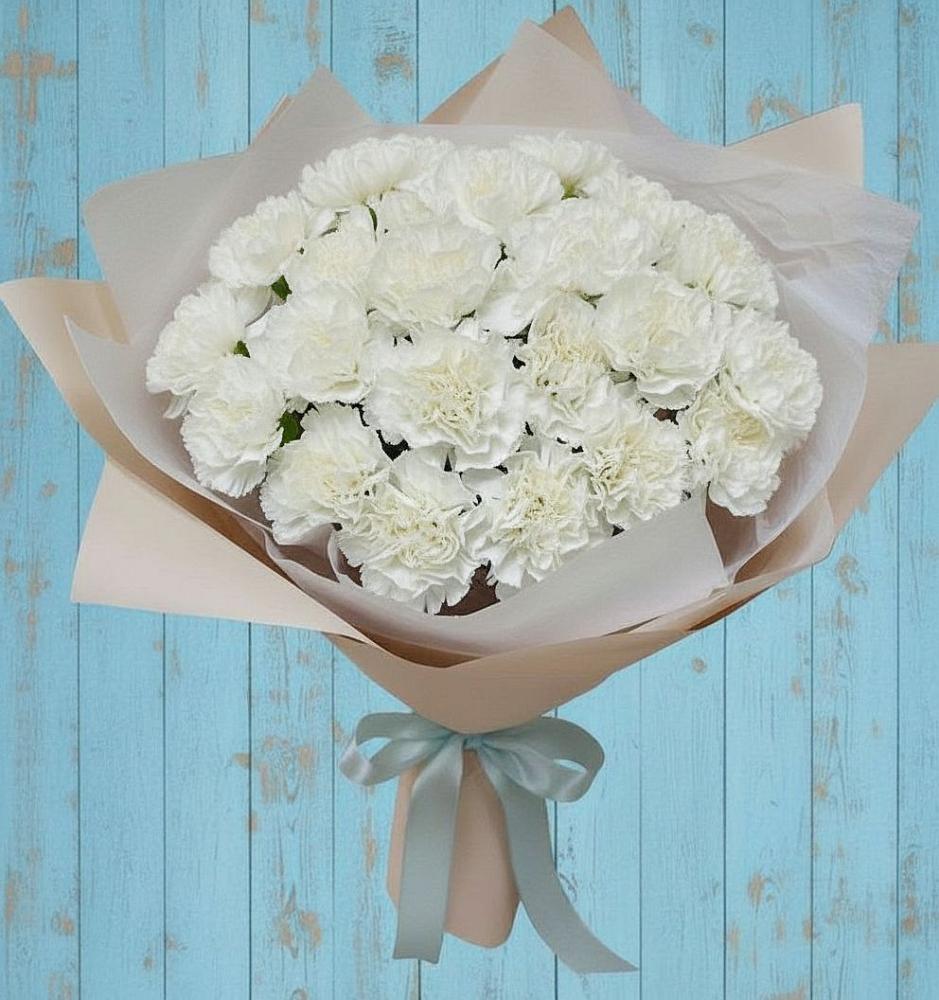 Букет цветов из: Гвоздики в Перми