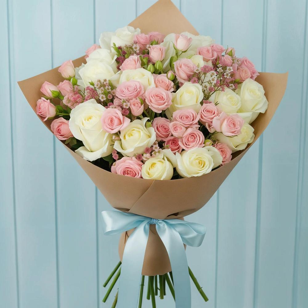 Букет цветов из: Розы в Перми