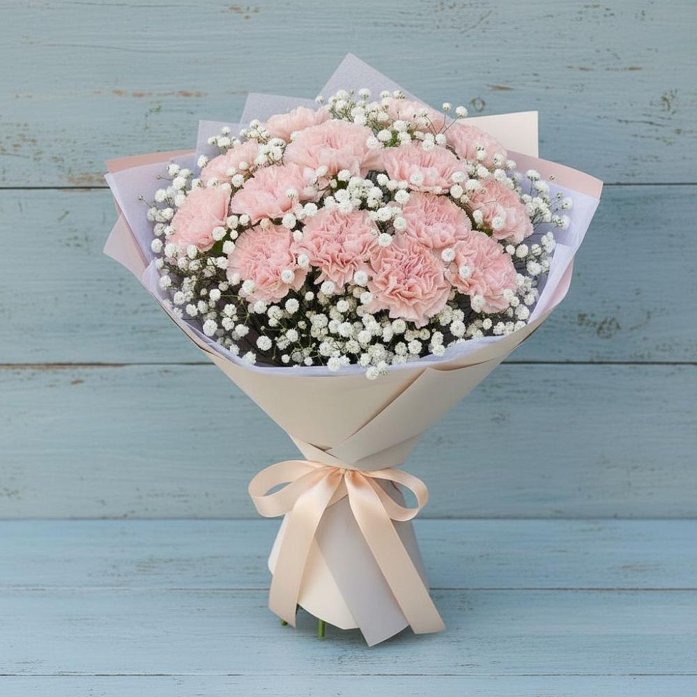 Букет цветов из: Гвоздики в Перми