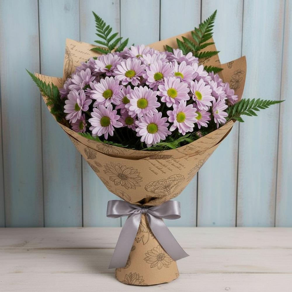 Букет цветов из: Хризантемы в Перми