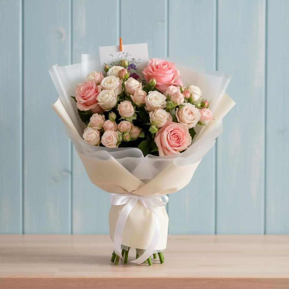 Букет цветов из: Розы в Перми