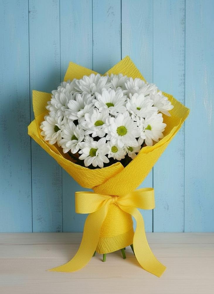Букет цветов из: Хризантемы в Перми