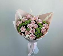Букет цветов из:  Розы и Хризантемы #REPLACE_PRED# Перми