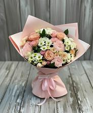 Букет цветов из:  Гвоздики, Розы и Хризантемы #REPLACE_PRED# Перми