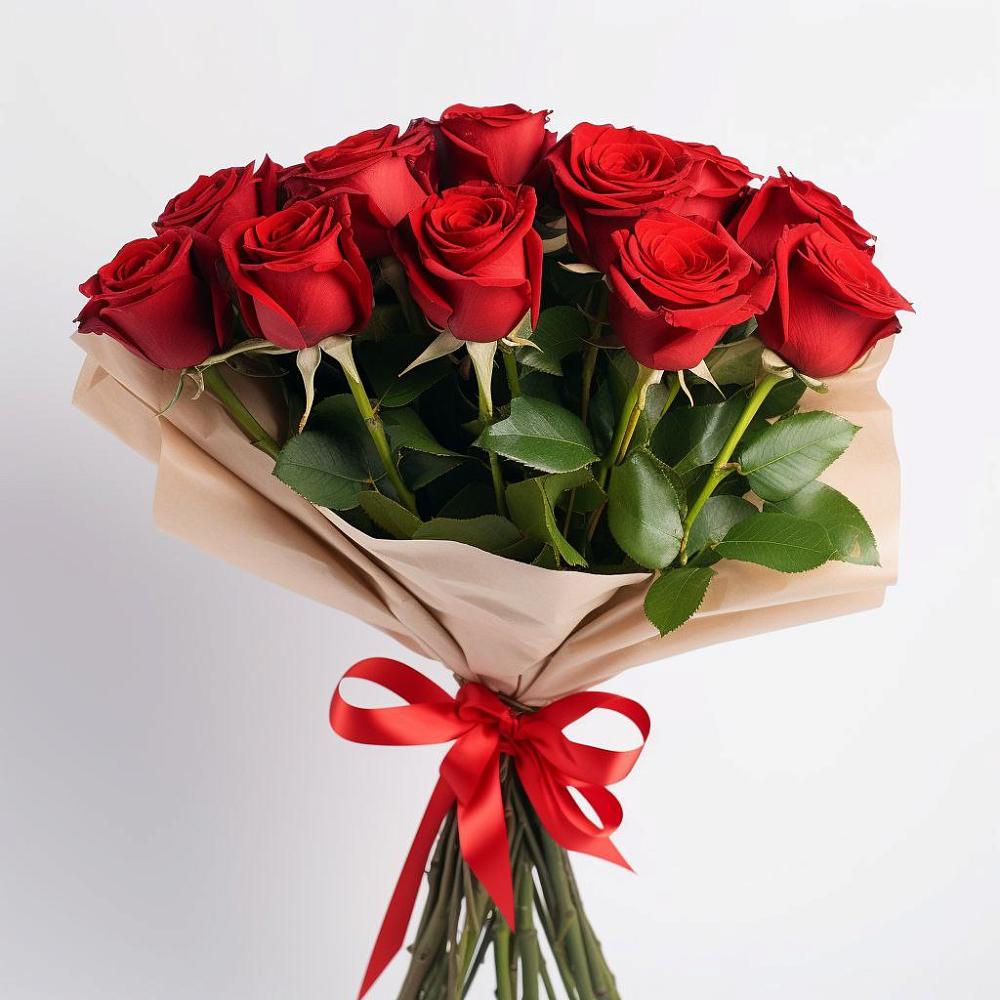 Букет 11 Красных роз Эдлесс Лав в Перми