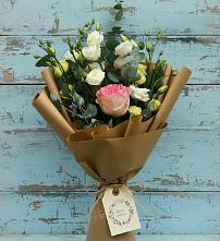 Букет цветов из:  Розы и Лизиантусы #REPLACE_PRED# Перми