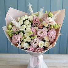 Букет цветов из:  Альстромерии и Розы в Перми